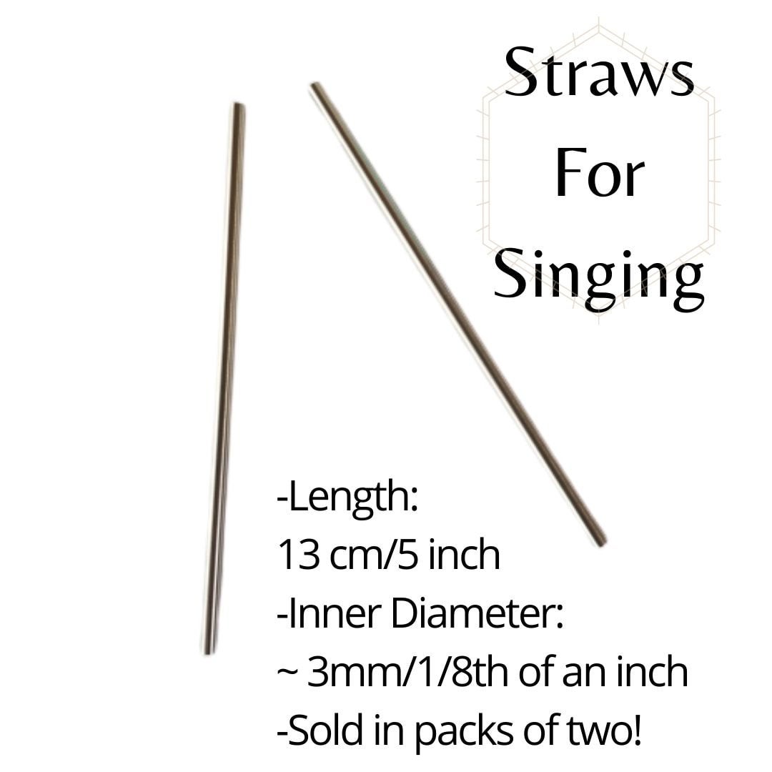 What is your opinion on singing straws? : r/singing